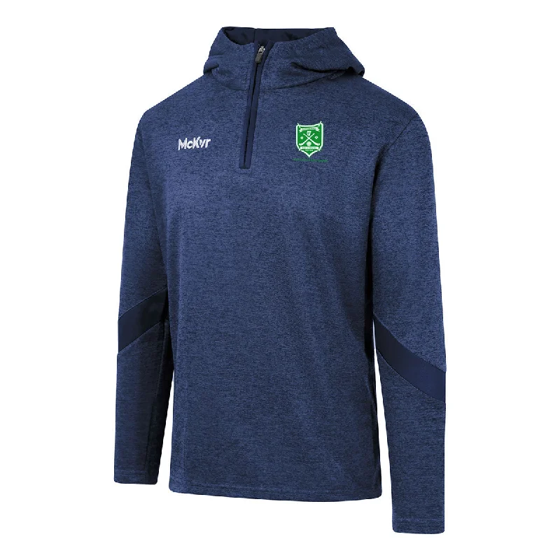 Mc Keever Crossabeg/Ballymurn GAA Core 22 1/4 Zip Hoodie - Adult - Navy Hoodie with Button Classic Timeless