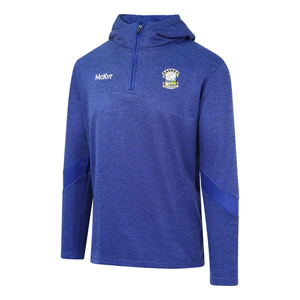 Mc Keever Easkey GAA Core 22 1/4 Zip Hoodie - Adult - Royal Hoodie with Double Zipper Versatile Adjustable