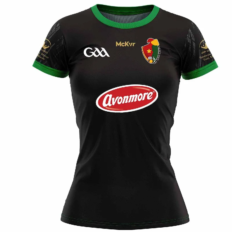 Mc Keever Saigon Gaels GAA Home Jersey - Womens - Black High Neck Jersey Shirt