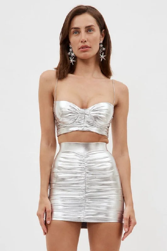 Metallic Silver
