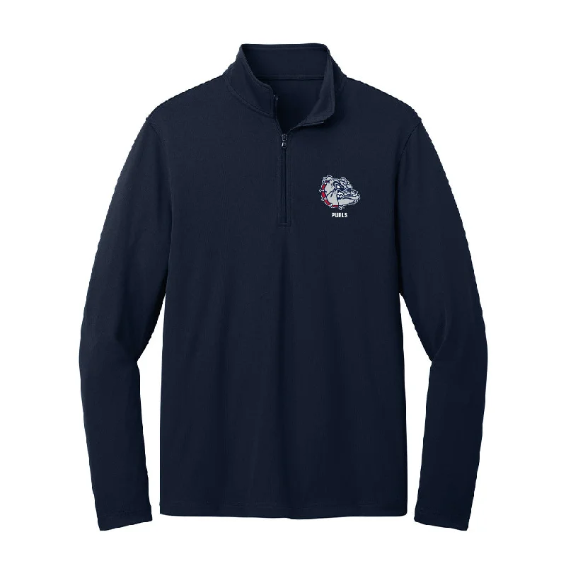Gonzaga - NCAA Women's Soccer : Kristen Puels - Lightweight Quarter Zip Jacket Faux Fur Jacket Real Fur Jacket Shearling Jacket Gonzaga - NCAA Women's Soccer : Kristen Puels - Lightweight Quarter Zip Jacket Faux Fur Jacket Real Fur Jacket Shearling Jacket