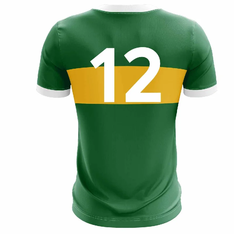 Mc Keever St Gabriels GAA Numbered Playing Jersey - Adult - Green Player Fit Mint Green Jersey Tee