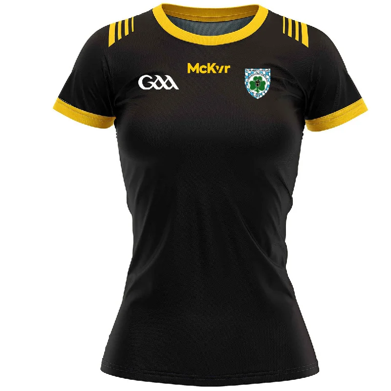 Mc Keever Munich Colmcilles GAA Training Jersey - Womens - Black Scoop Neck Jersey Top