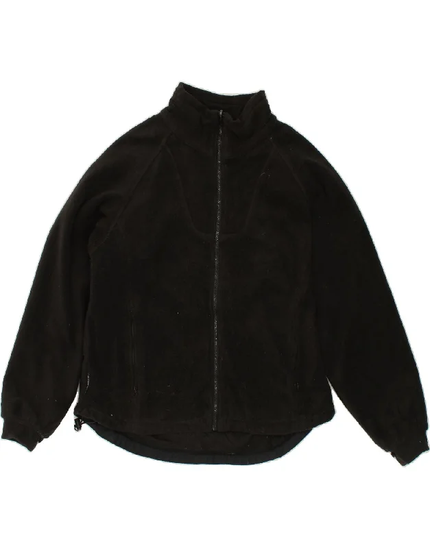 COLUMBIA Womens Fleece Jacket UK 16 Large Black Polyester Oversized Jacket Tailored Jacket Straight Jacket COLUMBIA Womens Fleece Jacket UK 16 Large Black Polyester Oversized Jacket Tailored Jacket Straight Jacket