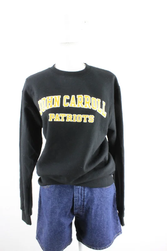 Vintage John Caroll Sweatshirt (S) Hoodie with Logo Branding Identity