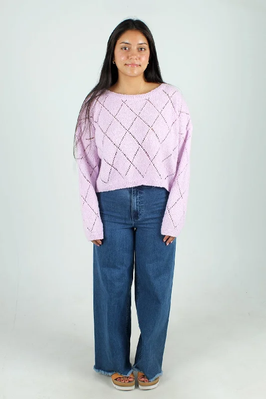 Aimee Sort Crew Sweater Long Sweater Short Sweater Cropped Sweater