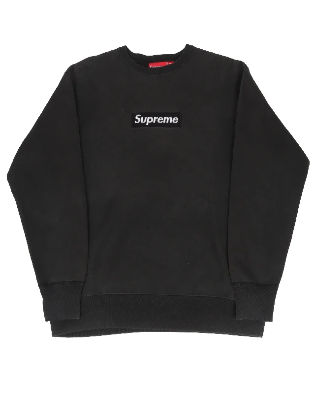 Box Logo Crewneck Sweatshirt (2004) Hoodie with Turtle Neck Cozy Winter