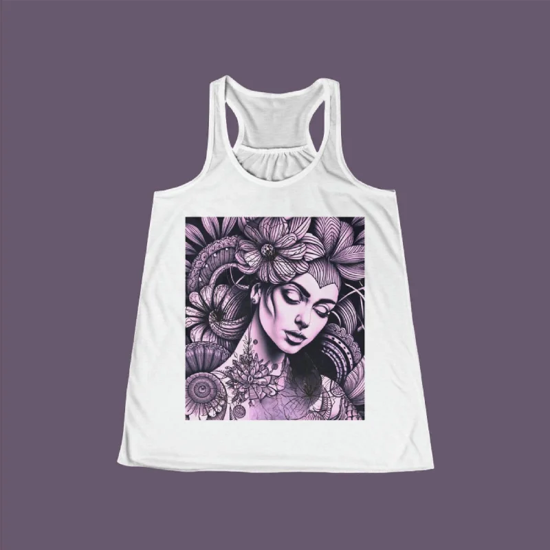 Women's Flowy Racerback Tank casual tank top