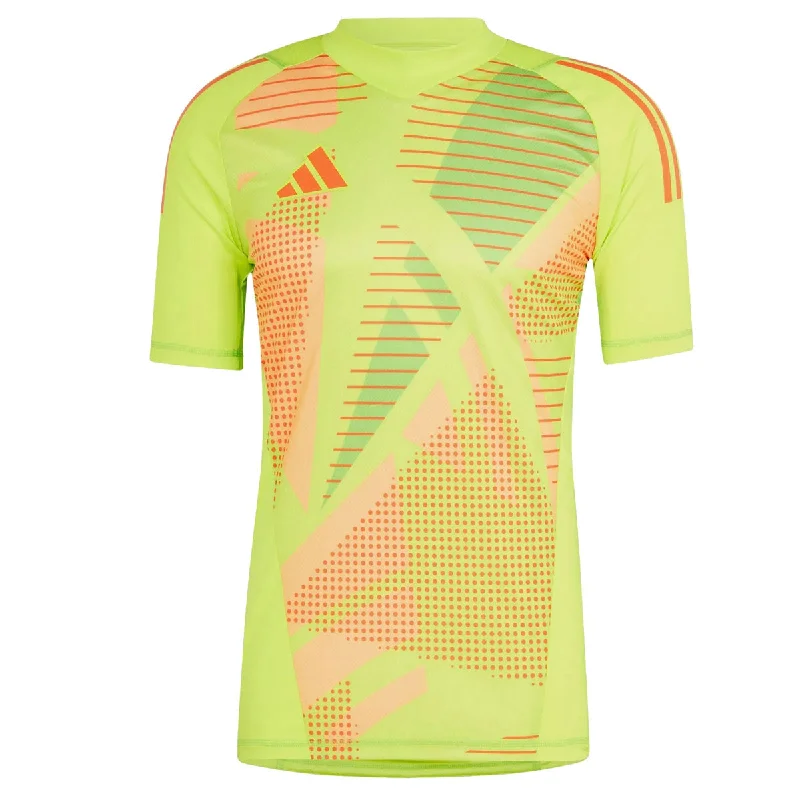 adidas Tiro 24 Pro SS GK Jersey - Adult - Yellow Comfortable Jersey Tee