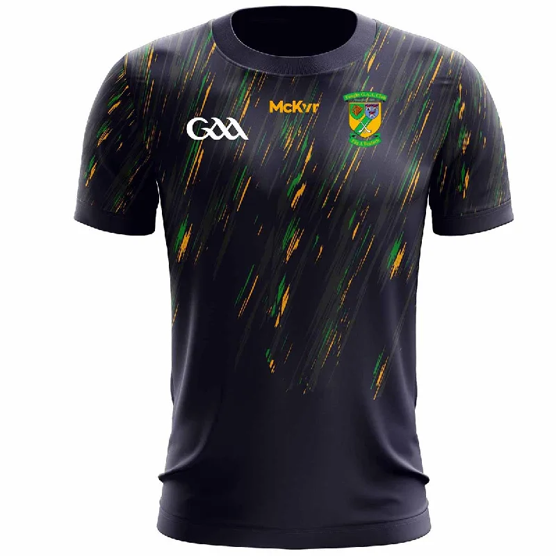 Mc Keever Faughs GAA Training Jersey - Adult - Navy Design 4 High Neck Jersey Shirt