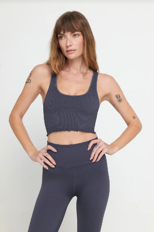 Amor Crop Tank Shadow essential tank top