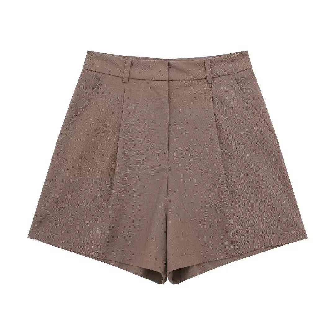 Dark brown shorts