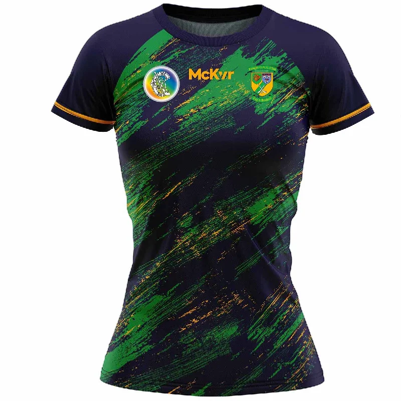 Mc Keever Faughs Camogie Training Jersey - Womens - Navy Design 3 Winter Jersey Top