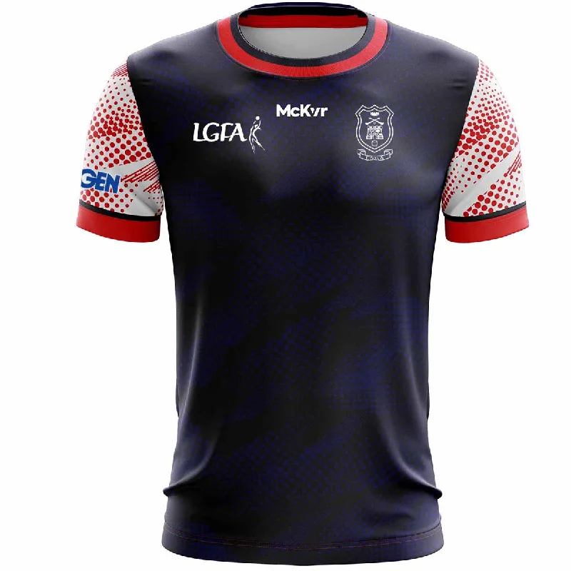 Mc Keever Cuala LGFA Training Jersey - Adult - Navy Pure White Jersey Tee