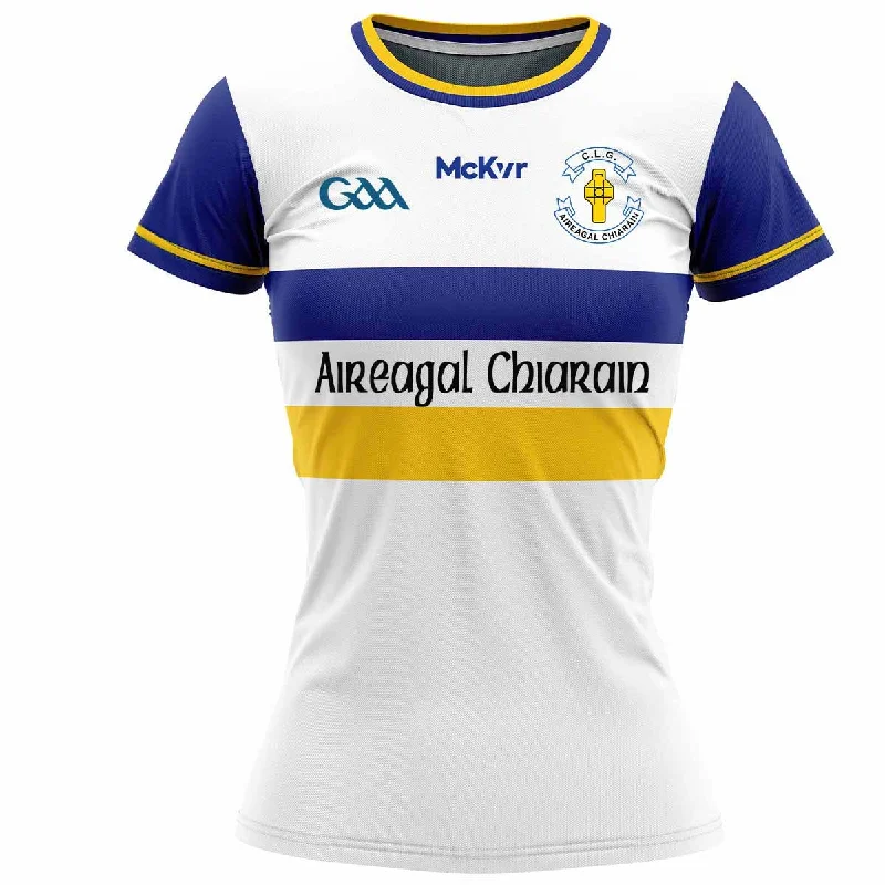 Mc Keever Errigal Ciaran GAA Home Jersey - Womens - White/Royal Floral Jersey Blouse