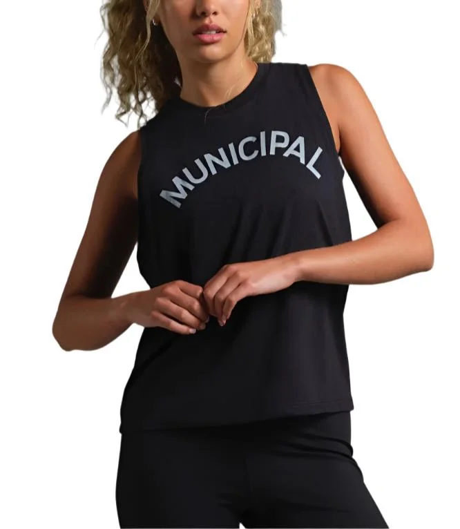 Municipal Womens Origin Tank Top baby blue tank