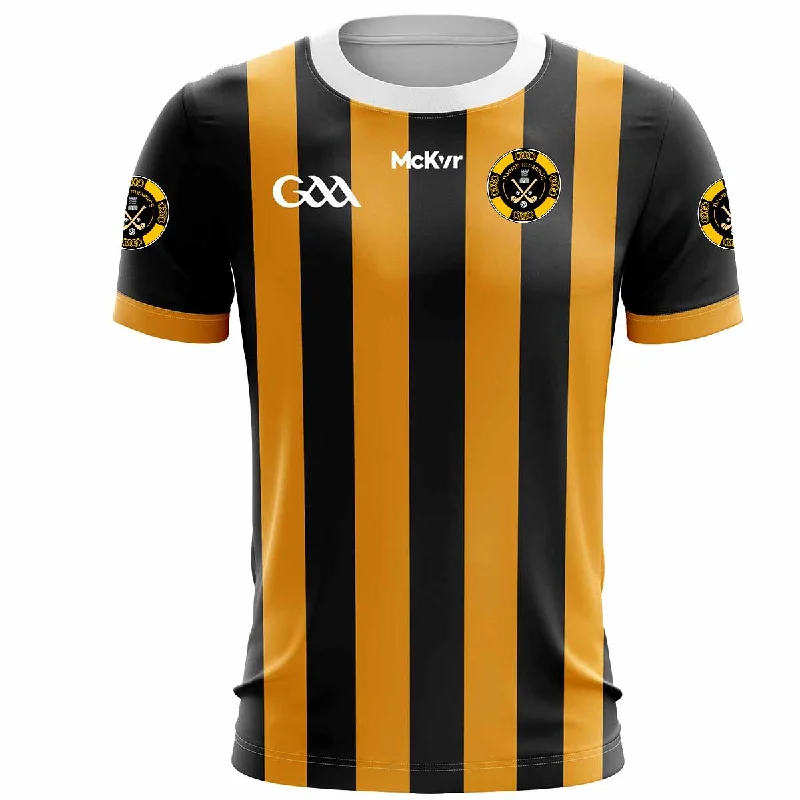 Mc Keever Naomh Mearnog CLG Playing Jersey - Adult - Black/Amber Player Fit Turquoise Jersey Tee