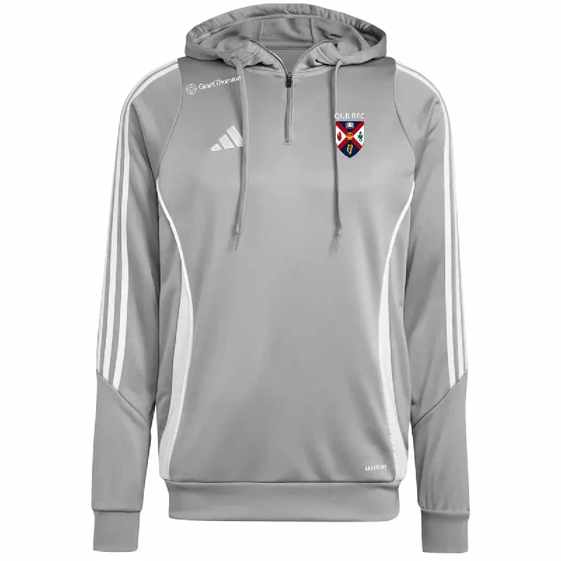 adidas Club Queens Rugby Tiro 24 Training Hoodie - Adult - Grey Hoodie with Elastic Cuffs Stretchable Comfortable adidas Club Queens Rugby Tiro 24 Training Hoodie - Adult - Grey Hoodie with Elastic Cuffs Stretchable Comfortable