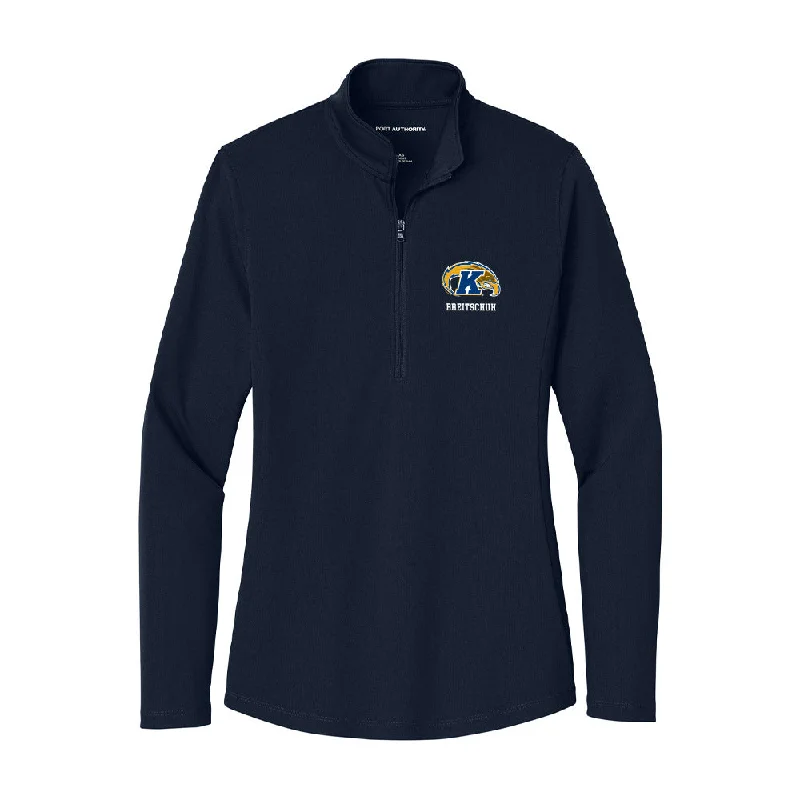 Kent State - NCAA Women's Soccer : Abby Breitschuh - Women's Lightweight Quarter Zip Jacket Print Jacket Jacquard Jacket Patchwork Jacket Kent State - NCAA Women's Soccer : Abby Breitschuh - Women's Lightweight Quarter Zip Jacket Print Jacket Jacquard Jacket Patchwork Jacket