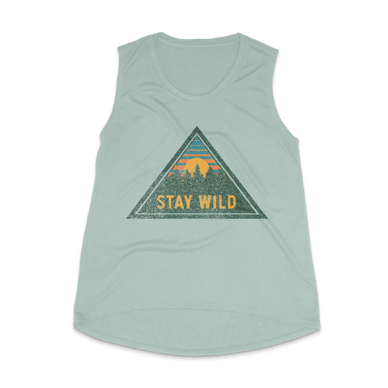 Stay Wild Tank fitted tank top