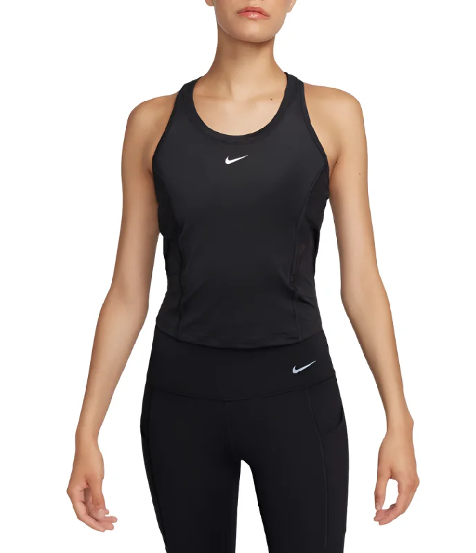 Nike Womens Dri-FIT One Cropped Tank Top silver tank top