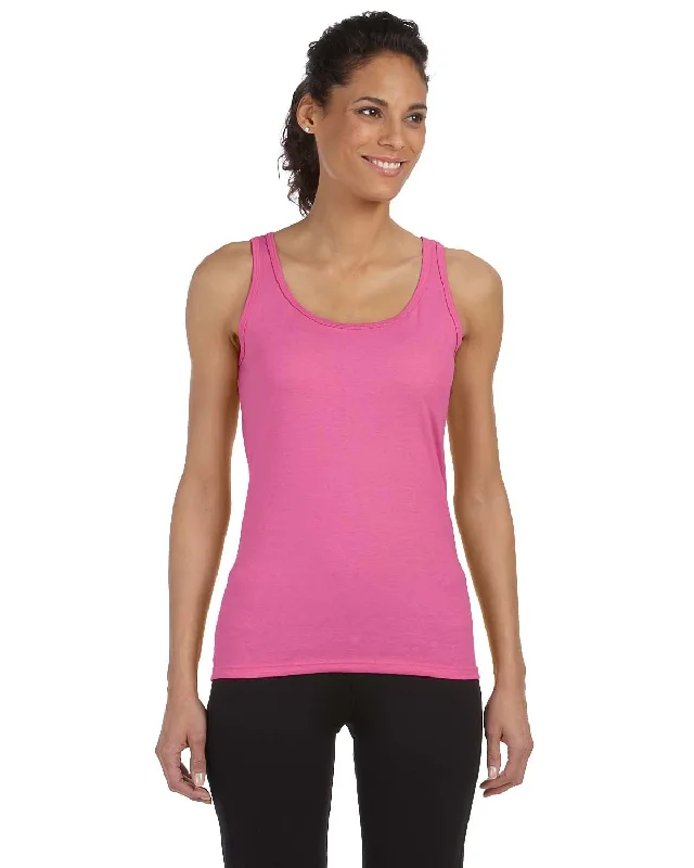 Gildan G642L Ladies' Softstyle  Fitted Tank sheer tank top