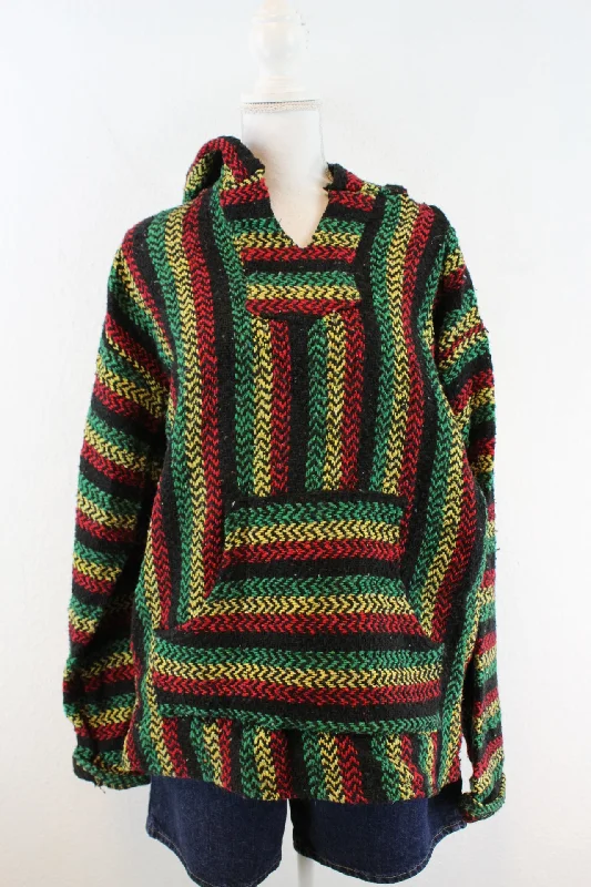 Vintage Baja Hoodie (L) Hoodie with Pastel Soft Subtle
