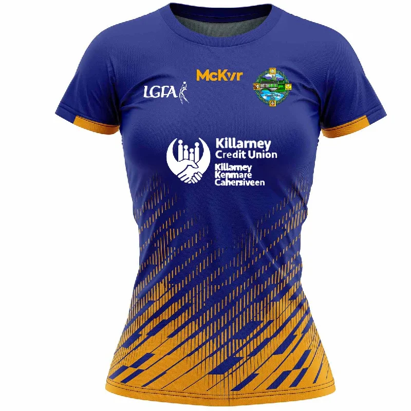 Mc Keever Glenflesk LGFA Training Jersey - Womens - Royal/Amber Warm Jersey Shirt