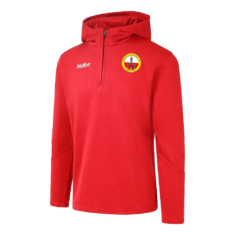Mc Keever O'Donovan Rossa GAA Core 22 1/4 Zip Hoodie - Adult - Red Zip Hoodie Drawstring Kangaroo Pocket Mc Keever O'Donovan Rossa GAA Core 22 1/4 Zip Hoodie - Adult - Red Zip Hoodie Drawstring Kangaroo Pocket