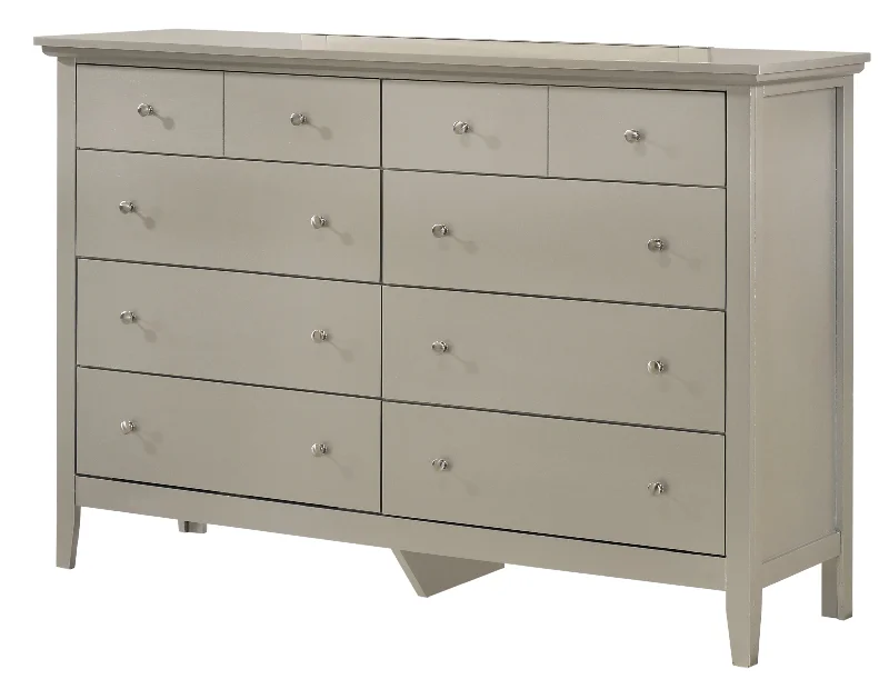 Glory Hammond G5403-D Dresser , Silver Champagne G5403-D Floral Print girly