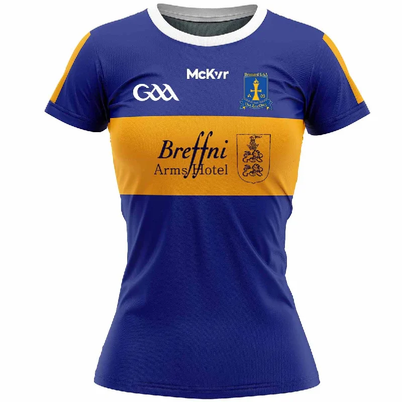 Mc Keever Dromard GAA Home Jersey - Womens - Royal Maximalist Jersey Tee