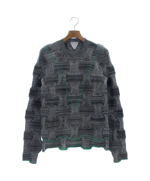 BOTTEGA VENETA Sweaters Mesh Blend Leather Blend Suede Blend