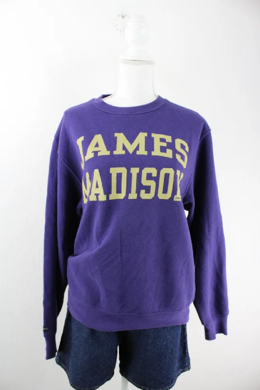 Vintage Madison Sweatshirt (S) Hoodie with Side Slits Relaxed Casual