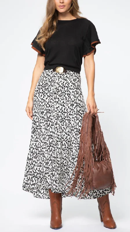 Wild Moment Skirt wool skirt sturdy