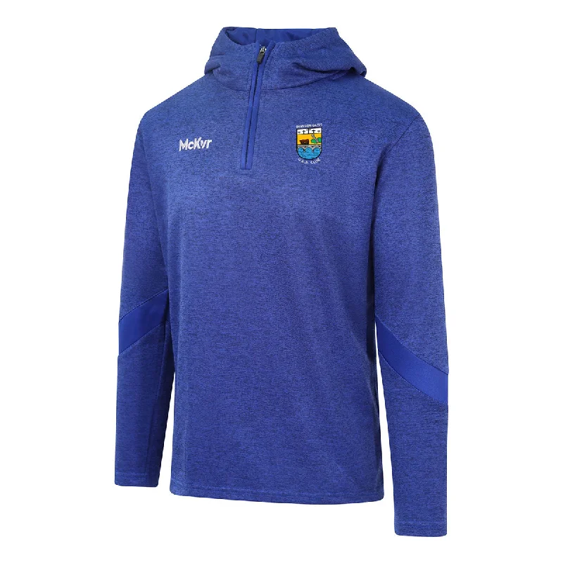 Mc Keever Shannon Gaels GAA Core 22 1/4 Zip Hoodie - Adult - Royal Hoodie with Button Placket Classic Preppy Mc Keever Shannon Gaels GAA Core 22 1/4 Zip Hoodie - Adult - Royal Hoodie with Button Placket Classic Preppy