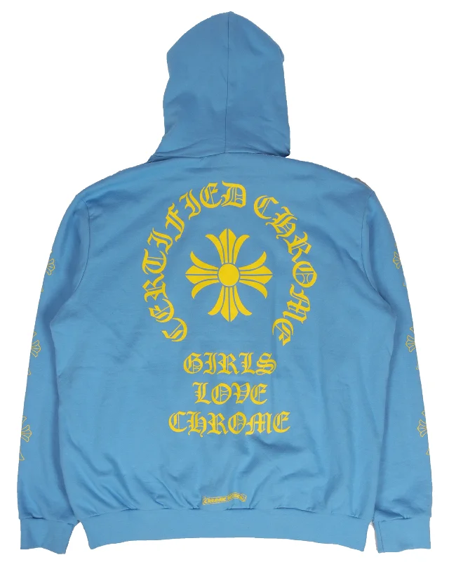 Drake "Girls Love Chrome" Hoodie (Miami Exclusive) Hoodie with Double Zipper Versatile Adjustable