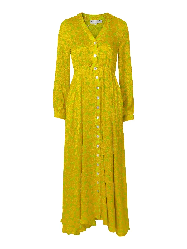 Flora Dress - Golden Burnout Tunics Recommended stylist