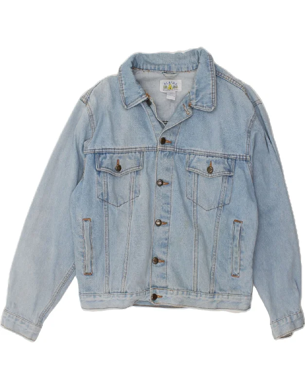 ALASKA Womens Marilyn Monroe Oversized Denim Jacket UK 16 Large Blue Hoodie Zip-Up Jacket Button-Up Jacket ALASKA Womens Marilyn Monroe Oversized Denim Jacket UK 16 Large Blue Hoodie Zip-Up Jacket Button-Up Jacket