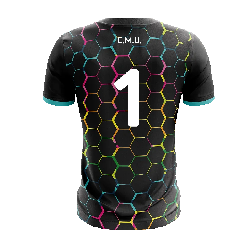 Mc Keever East Meath United FC Numbered Goalkeeper Jersey - Womens - Black/Multi Halter Neck Jersey Tee