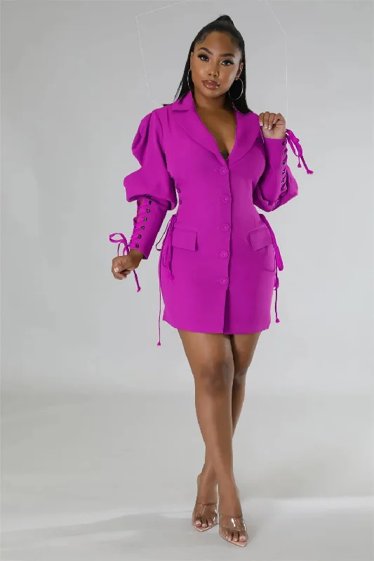 Women Blazer Dress 2023 New in Lace Up Lantern Long Sleeve Single Breasted Lapel Neck Jacket Office Ladies Formal Party Suits Mesh Jacket Canvas Jacket Denim Jacket Women Blazer Dress 2023 New in Lace Up Lantern Long Sleeve Single Breasted Lapel Neck Jacket Office Ladies Formal Party Suits Mesh Jacket Canvas Jacket Denim Jacket