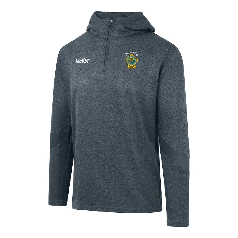 Mc Keever Eire Og GAC Craigavon Core 22 1/4 Zip Hoodie - Adult - Charcoal Hoodie with Gradient Ombre Colorful