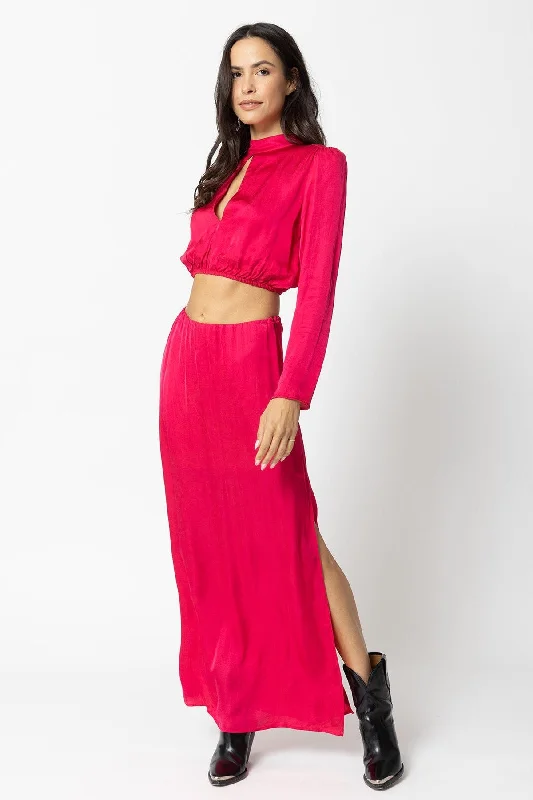 Stillwater Dani Maxi Skirt in Viva lace skirt romantic