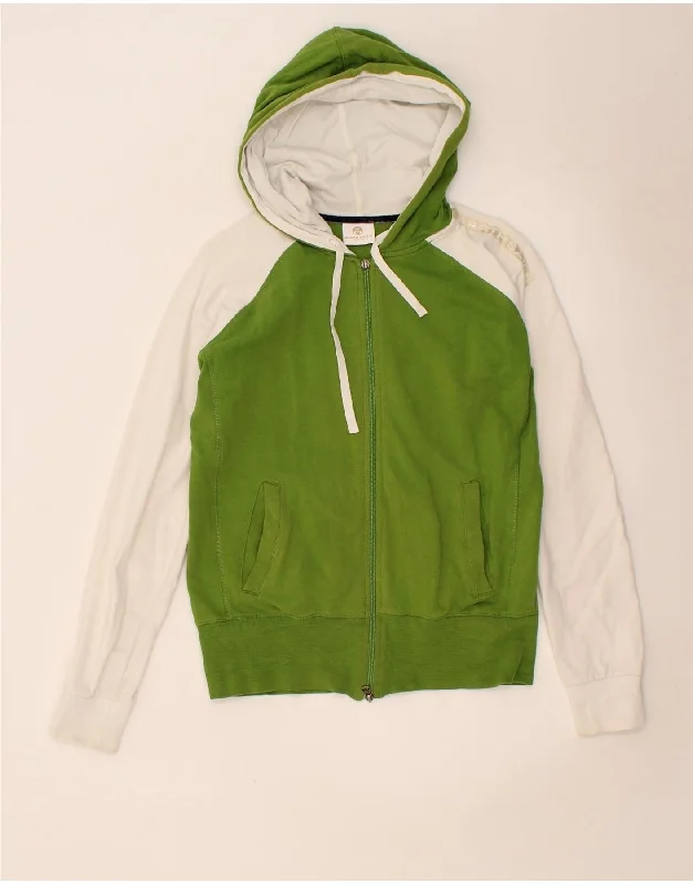 NORTH SAILS Womens Zip Hoodie Sweater UK 14 Medium Green Colourblock Modern Contemporary Chic NORTH SAILS Womens Zip Hoodie Sweater UK 14 Medium Green Colourblock Modern Contemporary Chic