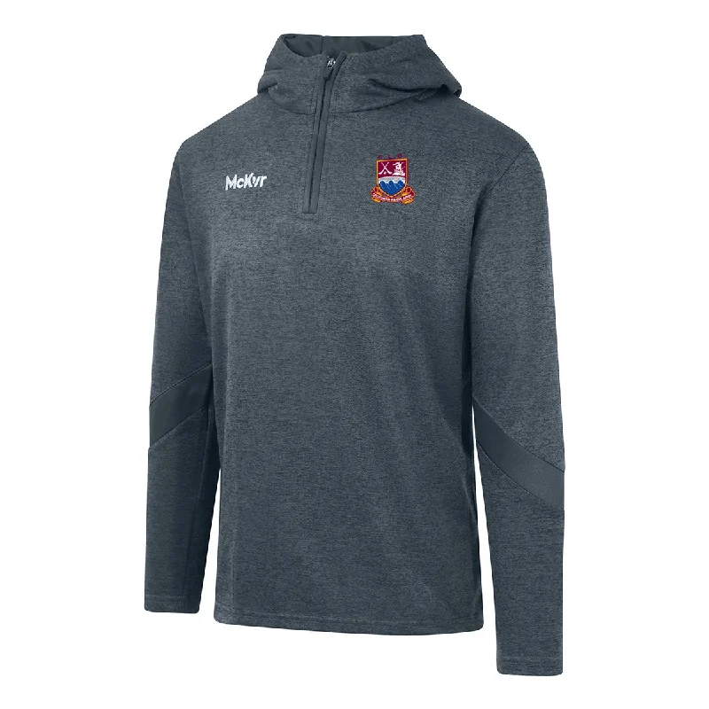 Mc Keever Clarinbridge GAA Core 22 1/4 Zip Hoodie - Adult - Charcoal Hoodie Jacket Zipper Layering Mc Keever Clarinbridge GAA Core 22 1/4 Zip Hoodie - Adult - Charcoal Hoodie Jacket Zipper Layering