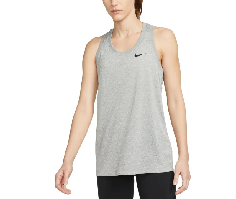 Nike Womens Dri-FIT Racerback Tank Top bronze tank top