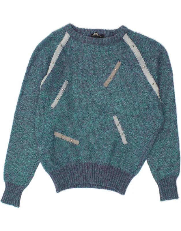BETTY BARCLAY Womens Boat Neck Jumper Sweater UK 16 Large Blue Acrylic Fleece Sweater Nylon Polyester BETTY BARCLAY Womens Boat Neck Jumper Sweater UK 16 Large Blue Acrylic Fleece Sweater Nylon Polyester