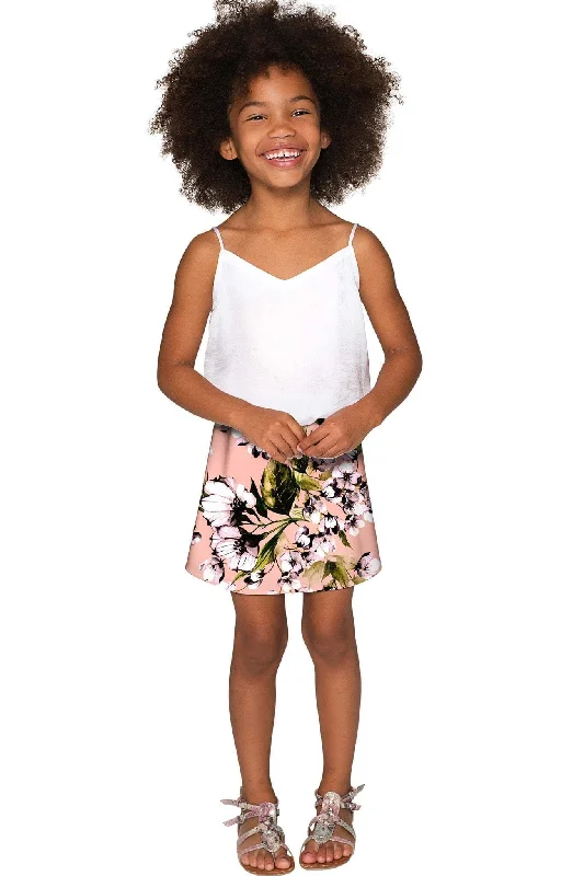 Ooh Darling Aria A-Line Skirt - Girls linen skirt airy