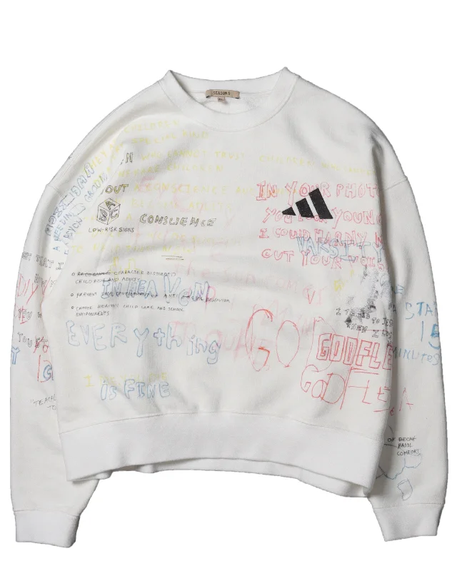 Enfant Riches Déprimés Crewneck Sweatshirt Hoodie with Toggle Buttons Decorative Unique Enfant Riches Déprimés Crewneck Sweatshirt Hoodie with Toggle Buttons Decorative Unique
