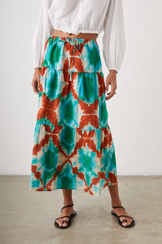 MARY SKIRT - KALEIDOSCOPE wool skirt thick
