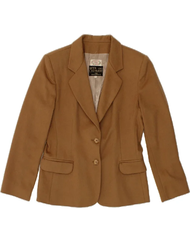 L'EQUIPE Womens 2 Button Blazer Jacket IT 44 Medium Brown Wool Oversized Jacket Tailored Jacket Straight Jacket L'EQUIPE Womens 2 Button Blazer Jacket IT 44 Medium Brown Wool Oversized Jacket Tailored Jacket Straight Jacket